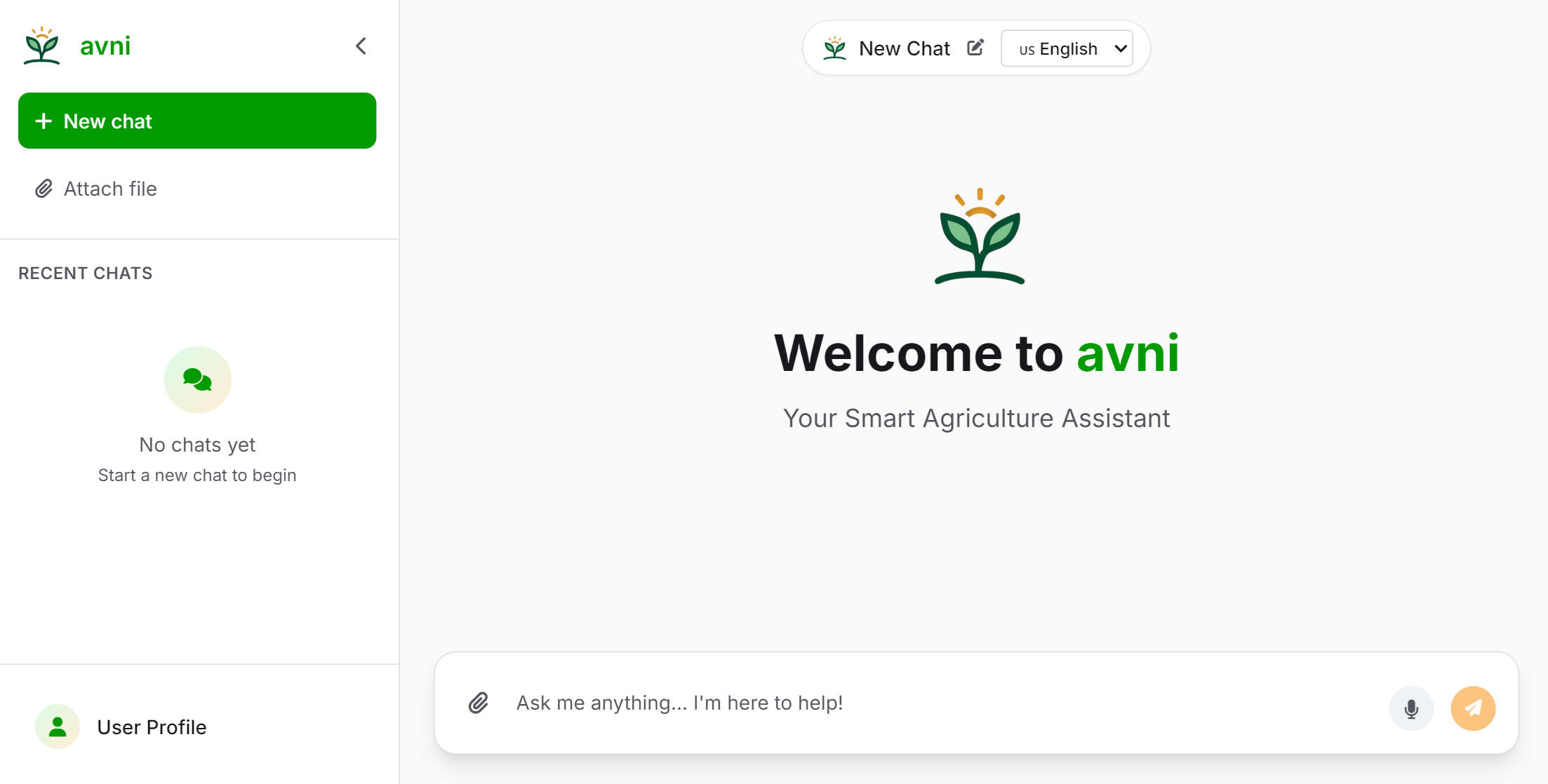 Avni Chat Interface